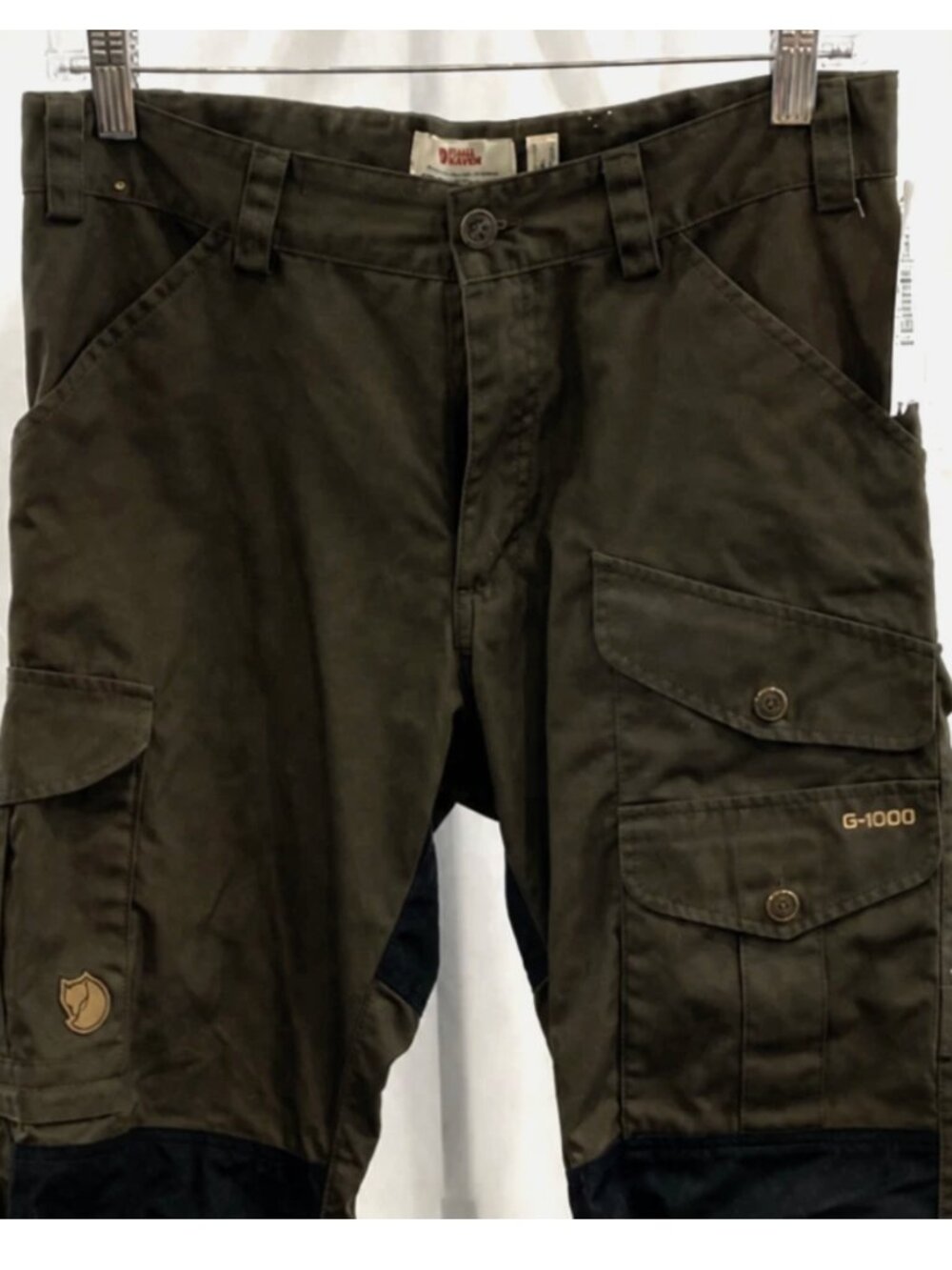 Fjallraven Vida Pro Trousers Pants Men's EU 44 US 29 Dark Olive Black 81760R - Picture 2 of 8